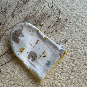 gant de toilette motif elephants