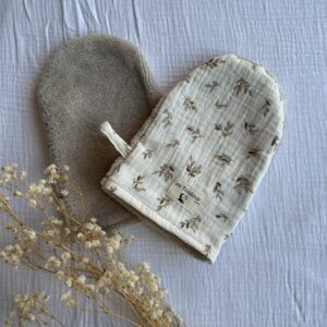gants de toilette bébé