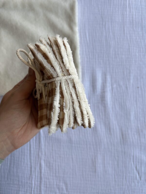 lot de 7 cotons vichy