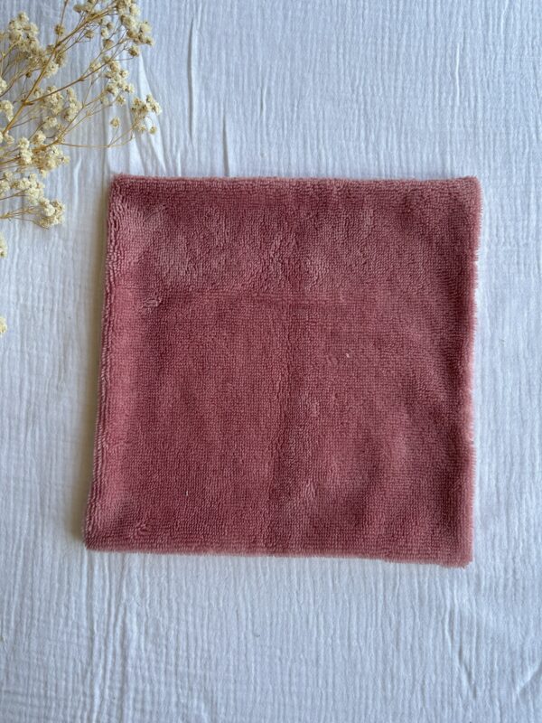 dos essuie tout lavable rose eponge de bambou